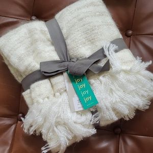 West elm coziest space dye throw